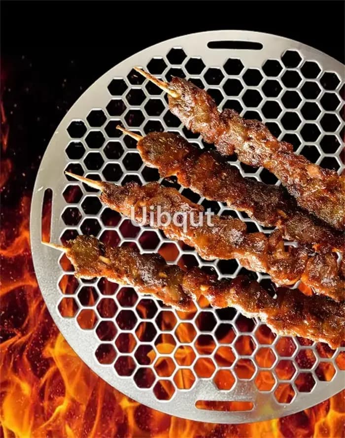 Support de cuisson de refroidissement à trou rond pour Barbecue lisse de 15 à 60cm