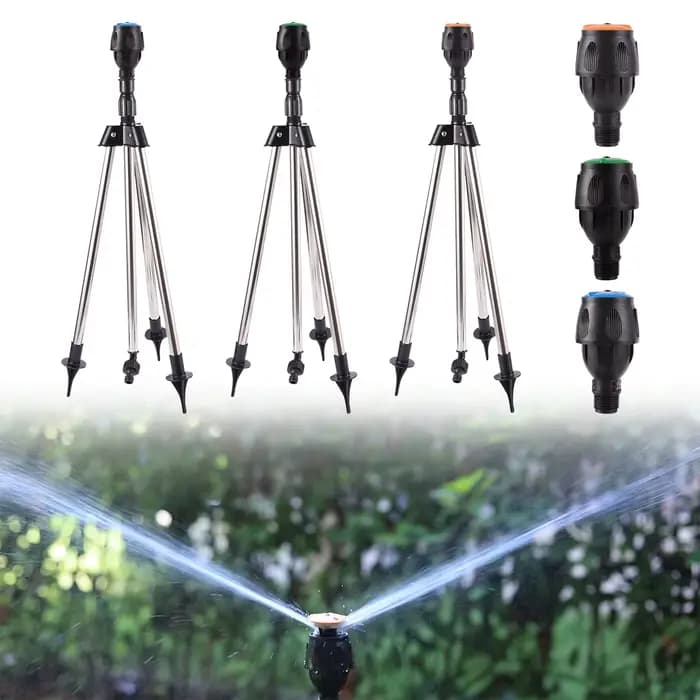 Arroseur à trépied de support télescopique d'irrigation à distance à 360 °, nouveau pulvérisateur ro