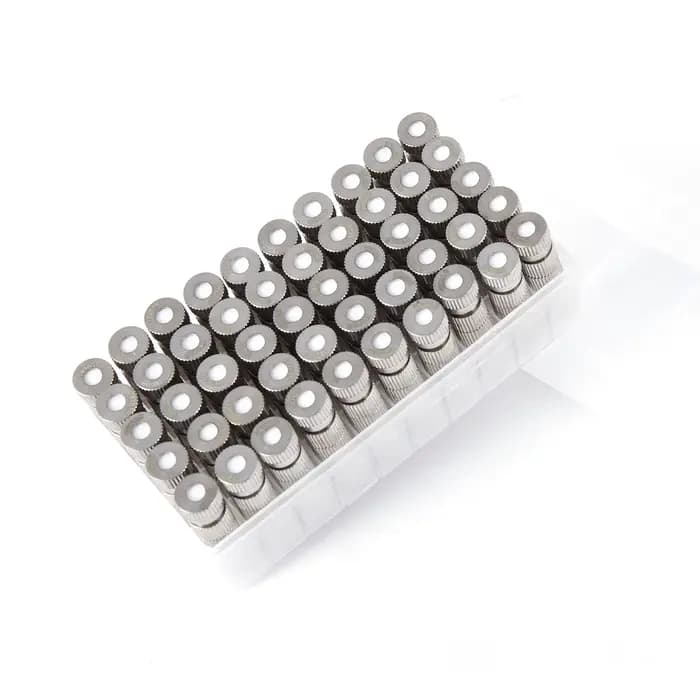 Buses de brumisation d'eau de jardin haute pression, 50 pièces, avec filtre à l'intérieur de 0.1mm ~