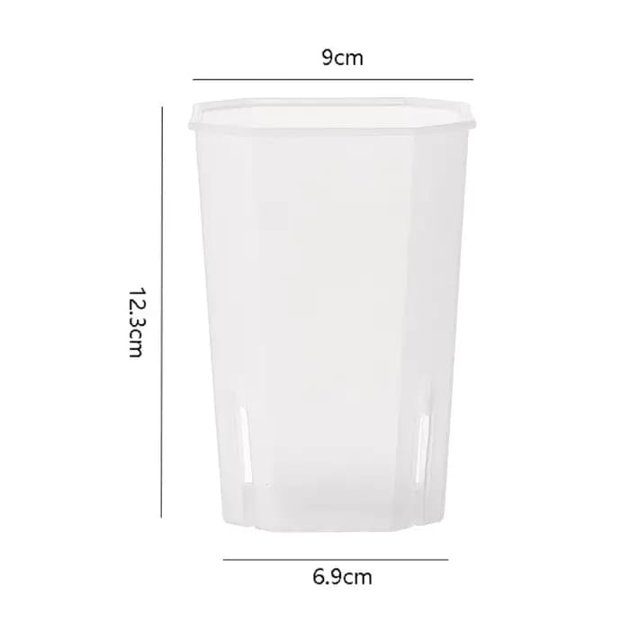 Pot de user inière Transparent de Grande Capacité, Pot de Démarrage Rond en Plastique Anti-déformation, Conteneur de Pépinière d'Orchidée pour la Maison