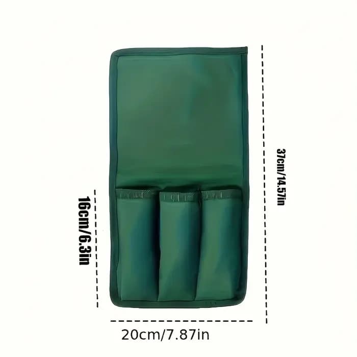 Coussin de jardinage avec 3 poches de rangement et cadre robuste