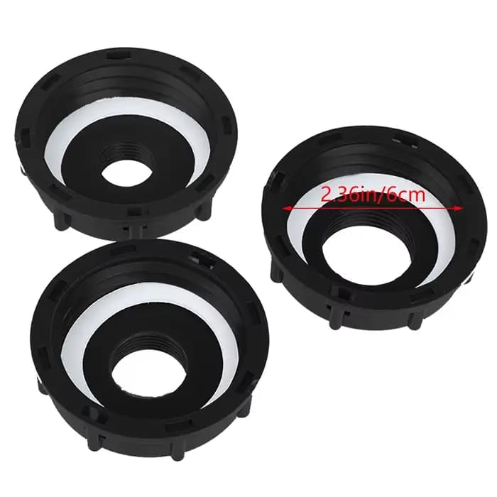 Réservoir Ibc Durable adapté au capuchon fileté grossier S60X6, filetage femelle de 60mm à connecteu