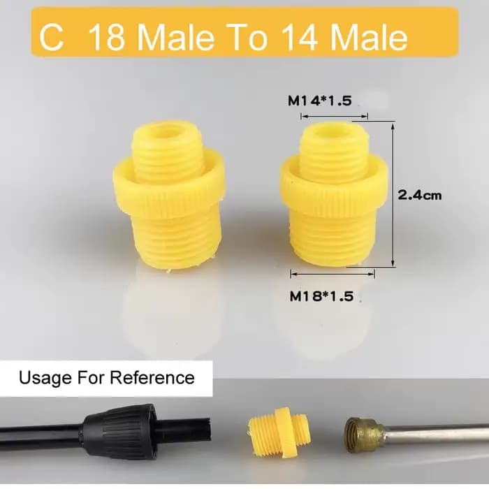 Connecteur de Conversion de poignée de tige de pulvérisation multi-style pour pulvérisateur électriq