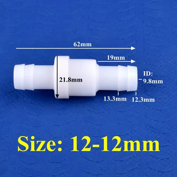 Valve anti-retour POM 4 ~ 12mm, 1 ~ 100 pièces, Valve à sens unique pour tuyau d'arrosage et d'irrig