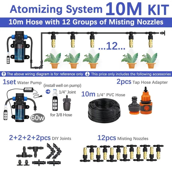 Kit de pompe auto-amorçante 30-10m 60W
