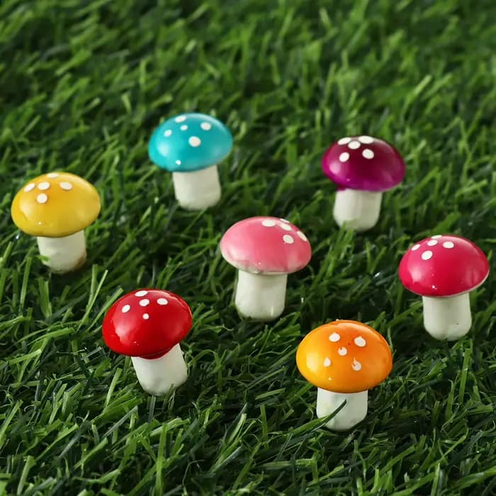 Mini Plantes Artificielles en Pot, Mousse plus Lente, Décoration de Jardin, Ornement en Résine Artis