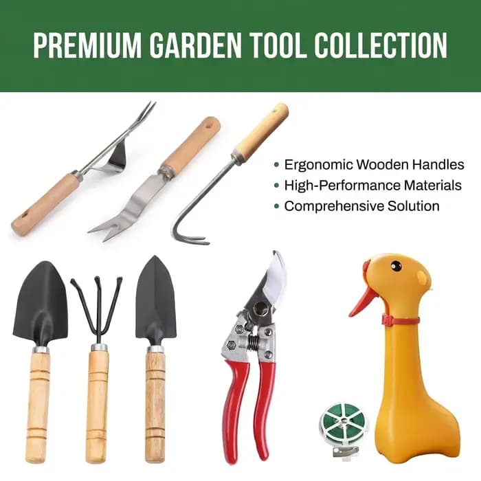 Ensemble d'outils de jardinage personnalisables