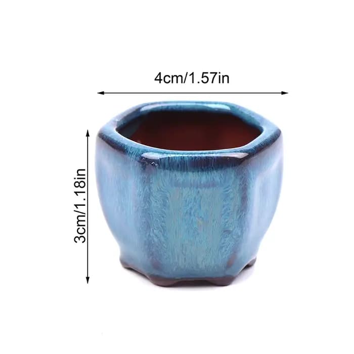 Mini pots de plantes avec trous, pot de fleurs bonsaï de style chinois, jardinière de jardin, artisa