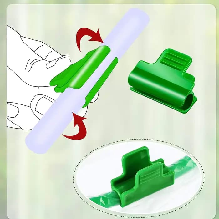 Pinces à Film pour serre, 20 pièces, pour hangar de jardin, rangée de couverture, filet, cerceau de