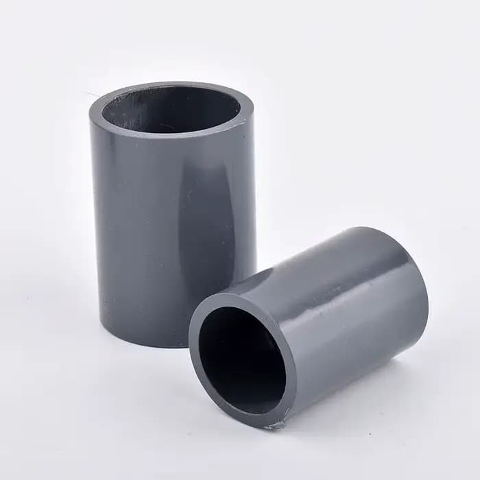 Connecteur de tuyau en PVC gris, raccords de joint de tuyau d'eau d'irrigation, té coudé droit, pois
