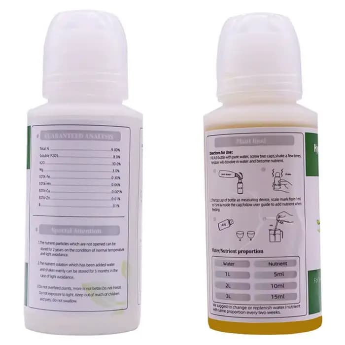 Engrais hydroponique A et B pour plantes de jardin