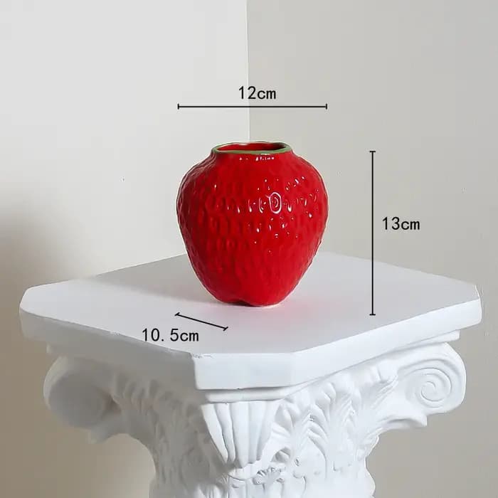 Vase à fraises en céramique