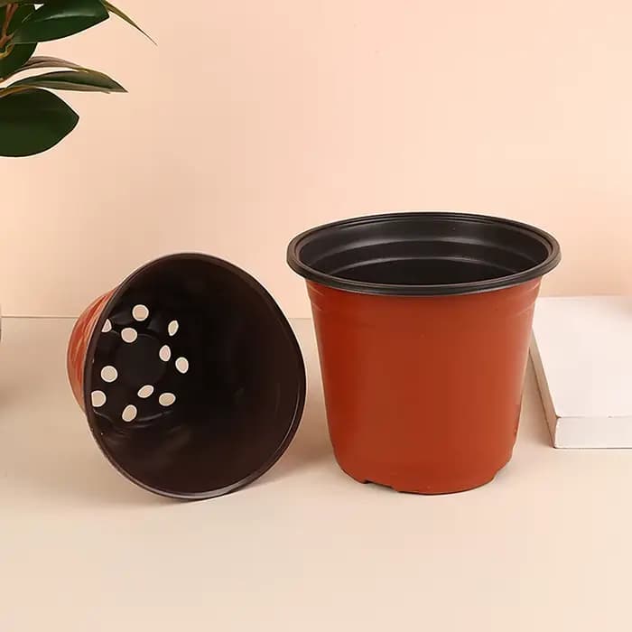 Pot de fleurs en plastique pour culture de plantes succulentes