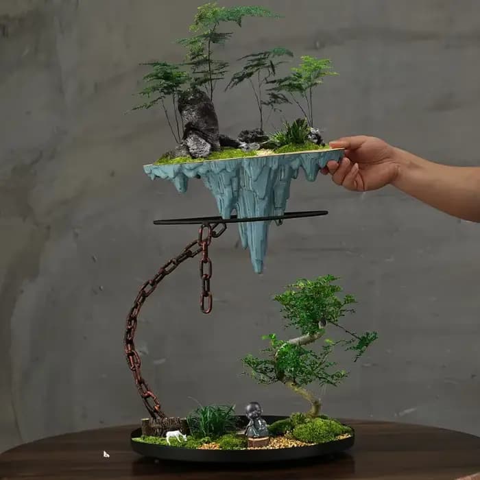 Pot de fleur en fer pour la décoration de la maison