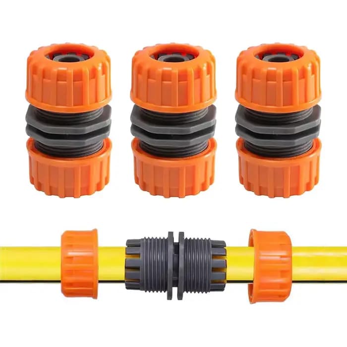 Kit de réparation de tuyau d'arrosage étanche 3 pièces, connecteurs mâles extensibles 1/2" et 3/4",