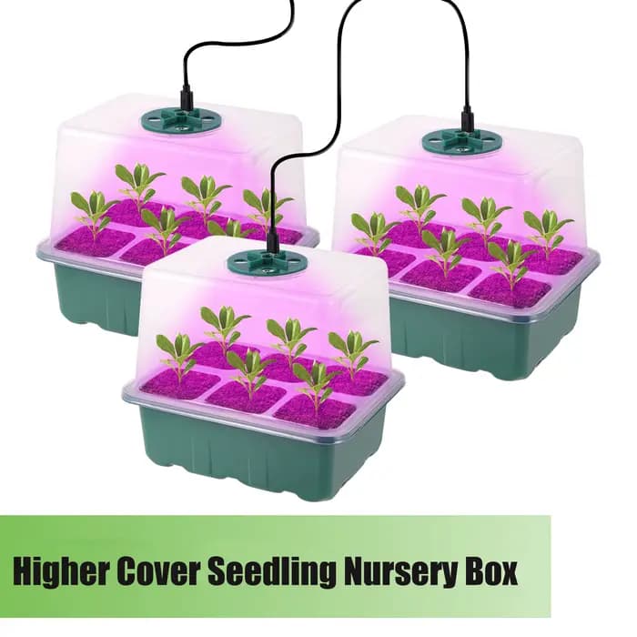 Lumière de croissance pour démarreur de graines, lumière Led pour plantes de Germination en serre, a