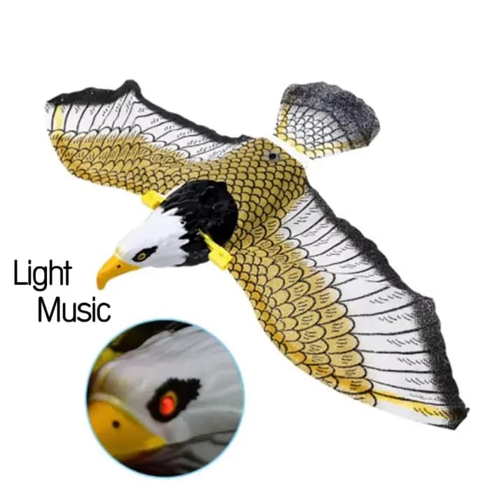 Faux leurre de faucon volant, dissuasif pour oiseaux, répulsif à pigeons pour jardin, épouvantail, r