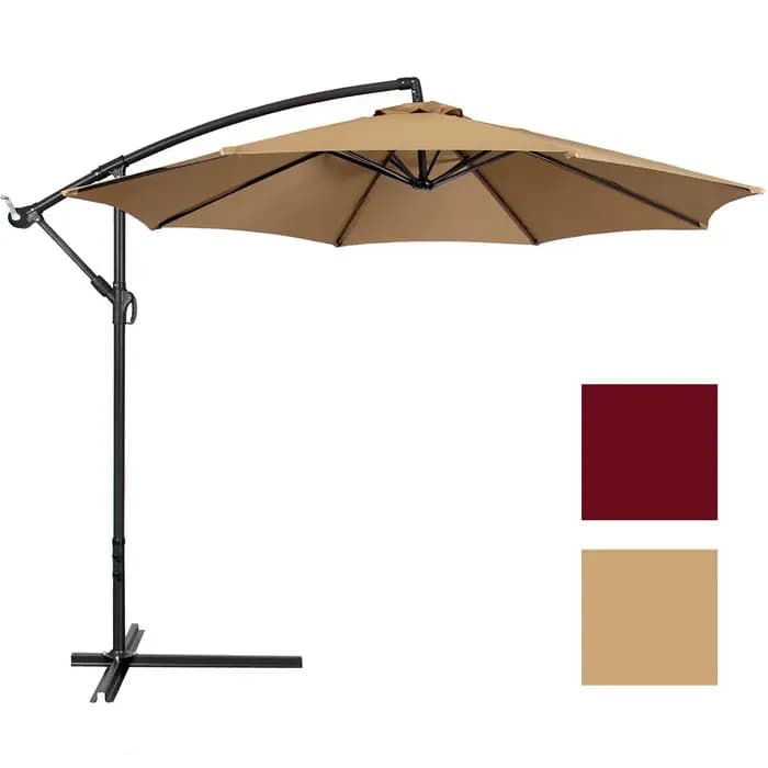 Housse de rechange pour parasol de jardin 2/2,7/3m, imperméable, protection UV, pour plage et extéri