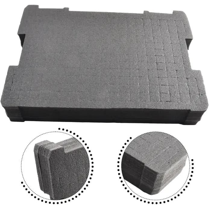 Personnalisez facilement votre stockage d'outils avec l'insertion en mousse DWST88801 adaptée aux boîtes de rangement