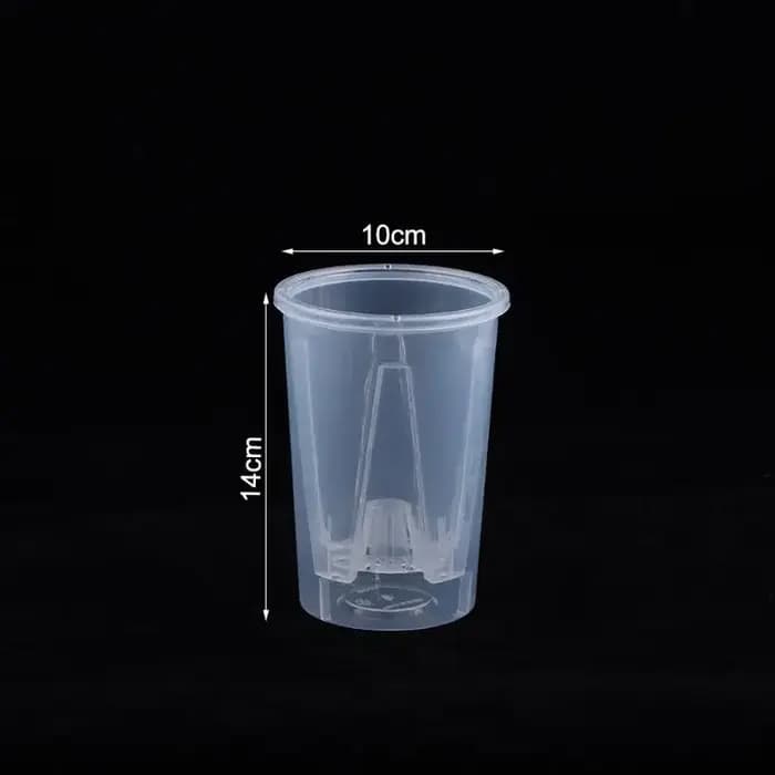 ♩ Pots à orchidées en plastique transparent avec trous
