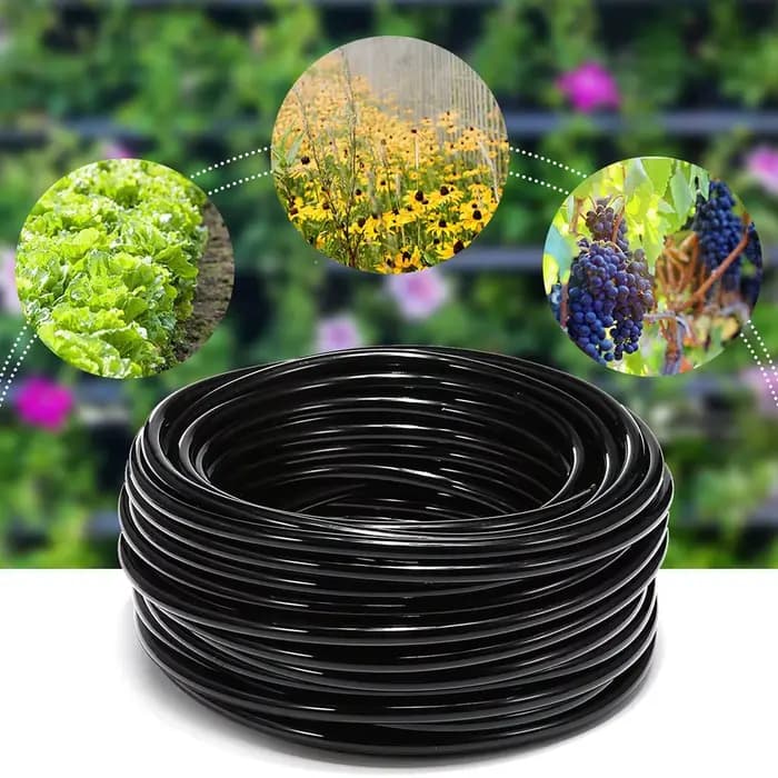 Tuyau d'arrosage goutte-à-goutte en PVC 4/7mm, système d'irrigation pour serres
