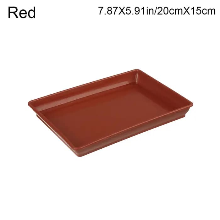 Pot de fleur rectangulaire en plastique pour plantes de jardin