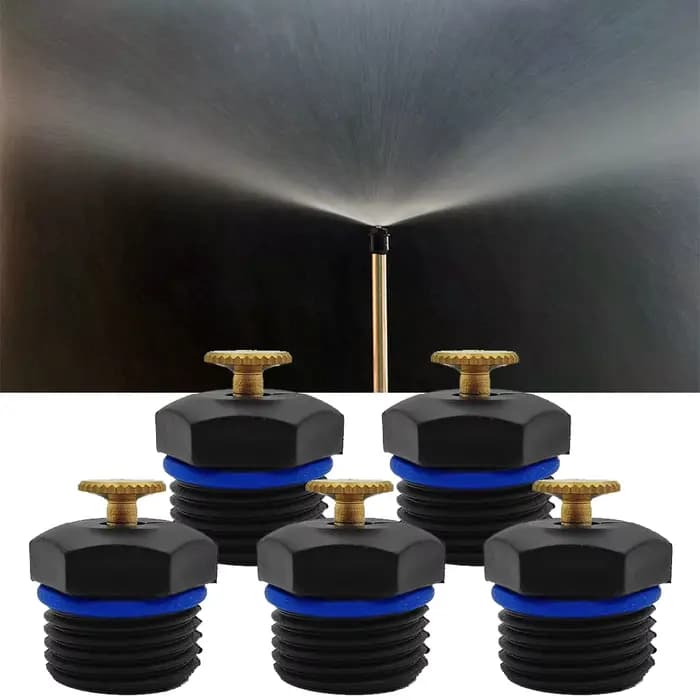 WUJIE 5 pièces 20mm arroseur d'arrosage réglable 1/2 ''filetage buse de pulvérisation jardin pelouse