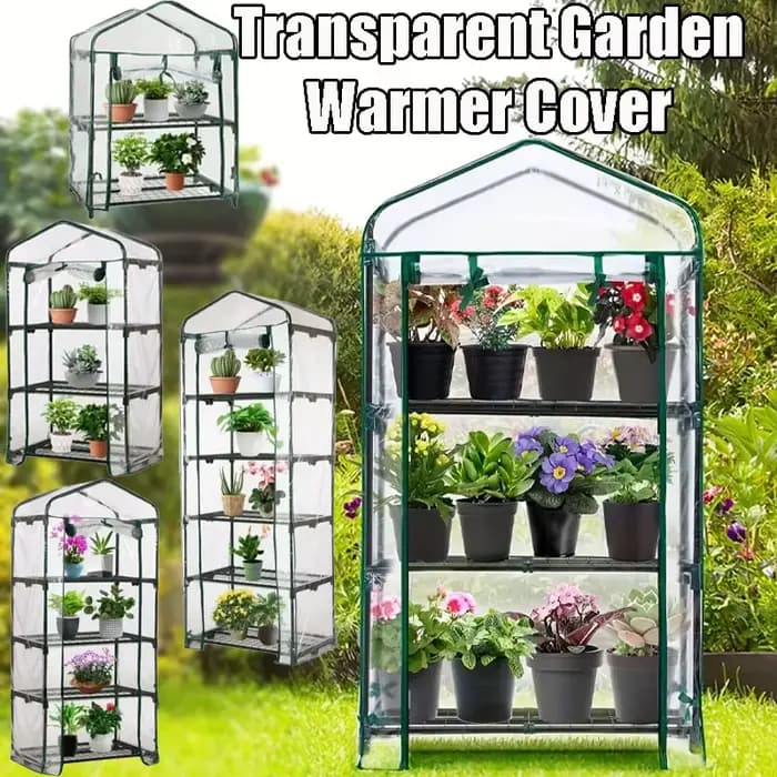 Couverture de serre de jardin en PVC pour fleurs et plantes