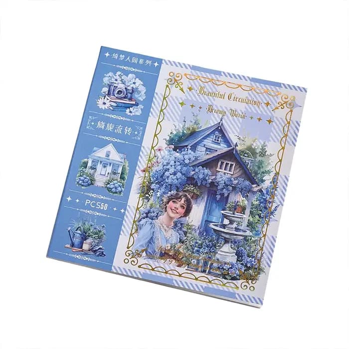 50 feuilles d'autocollants pour journal de jardin