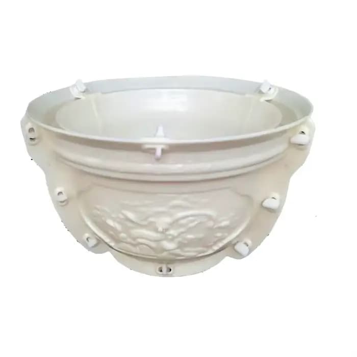 Moule en plastique pour pot de fleurs rond en ciment de 40 cm de diamètre