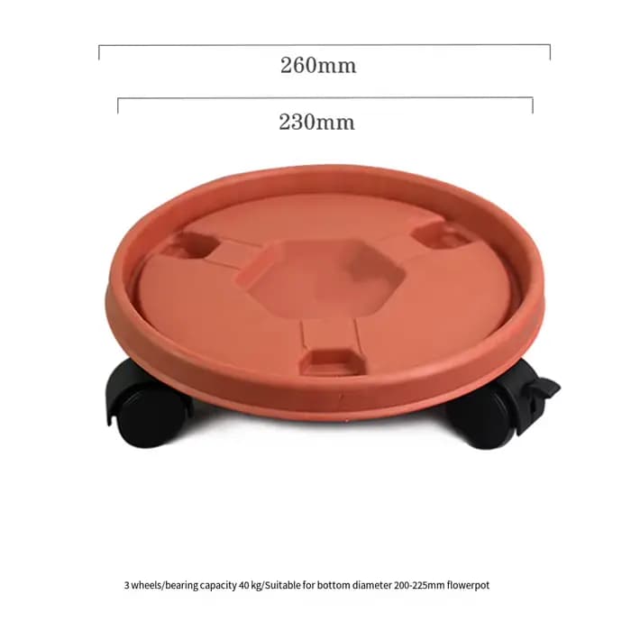 Déménageur de plantes avec roulettes, support de plantes, rouleau universel, base mobile pour pot de