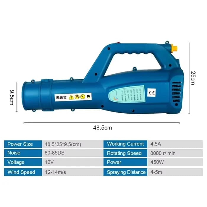 Pulvérisateur électrique souffleur pulvérisateur de jardin souffleur électrique agricole outil de qualité souffleur Portable atomiseur Machine