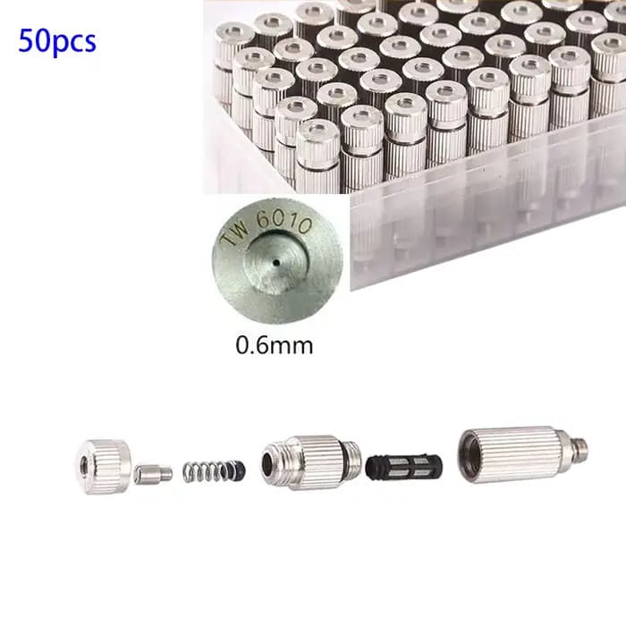 Buse d'atomisation haute pression en acier inoxydable 304 Durable