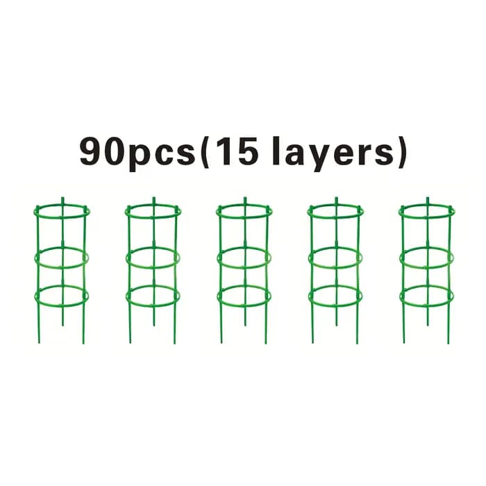 Anneaux de Support pour plantes en plastique réglables à 5/10/15 niveaux