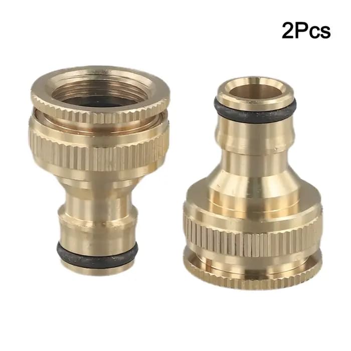 Adaptateur de raccord de robinet de jardin, connecteur de tuyau universel en laiton doré, adaptateur
