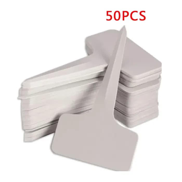 Étiquettes de type T en plastique PVC blanc pour plantes
