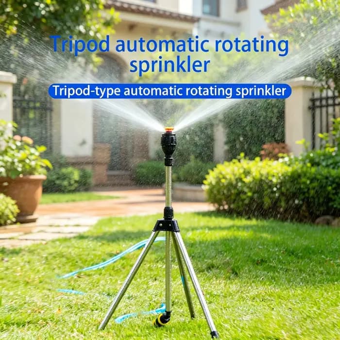 360 ° Kit d'arrosage rotatif pour jardin, système d'irrigation automatique pour pelouse, cour, pat