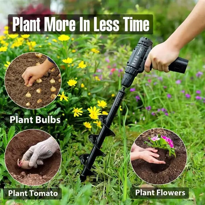Foret au sol-tige en spirale détachable-desserrage des légumes de jardin