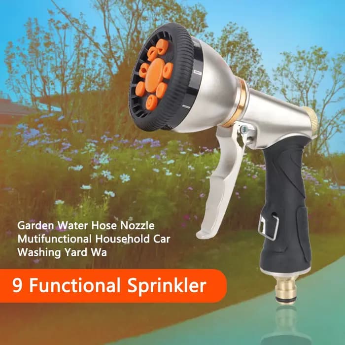 Outil d'irrigation lave-auto pistolet de pulvérisation d'eau rotatif arrosage de jardin saupoudrer c