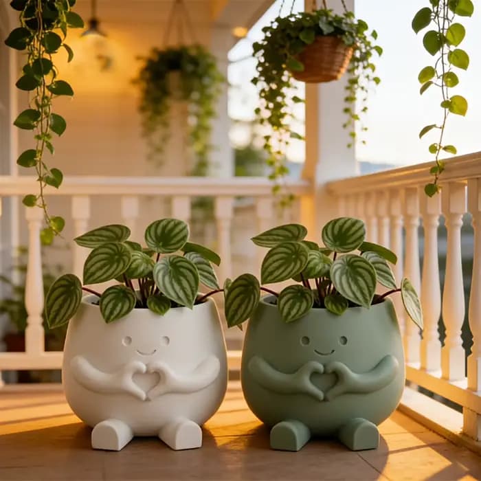 Pots de fleurs imprimés en 3D : pots compagnons pour plantes