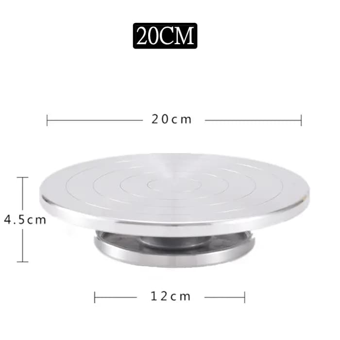 Plateau tournant double face pour poterie 15/20/25/30CM
