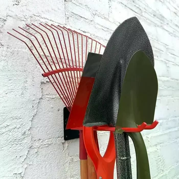 1 ensemble support mural système de stockage d'outils crochets rangement de Garage multi-usages organisateur