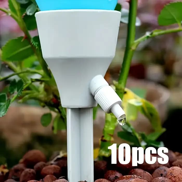Système d'irrigation goutte-à-goutte automatique, 10 pièces, auto-arrosage réglable pour plantes à f