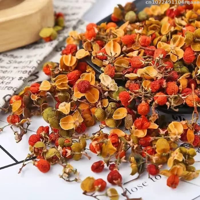Fleurs séchées d'Albizia 100% naturelles – Matériau décoratif et de remplissage pour oreiller en sachet