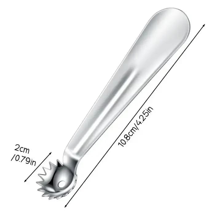 Outil de retrait de tige de fraise, outil de retrait de corer en acier inoxydable, outil de retrait de tige supérieure de tomate Portable ergonomique