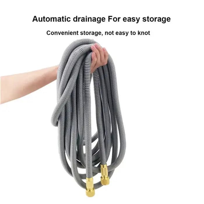 Tuyau d'arrosage de jardin extensible et peu encombrant
