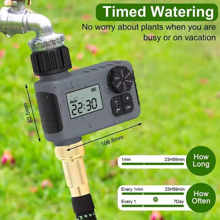 Programmateur d'arrosage automatique intelligent, système d'irrigation, minuterie d'arrosage, équipe