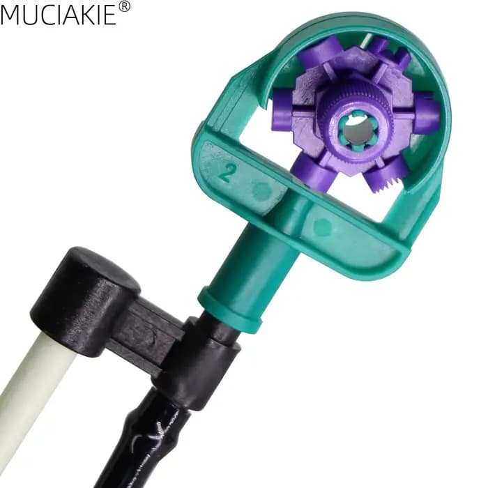 MUCIAKIE-Buses d'arrosage de jardin, angle réglable 60/90/180/270/360, avec piquet violet de 50cm
