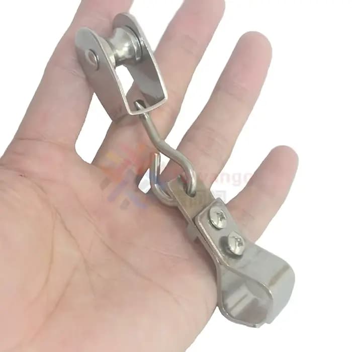 Poulie en acier inoxydable avec clips pour pergolas extérieures, clips de tuyau d'ombre solaire Wave