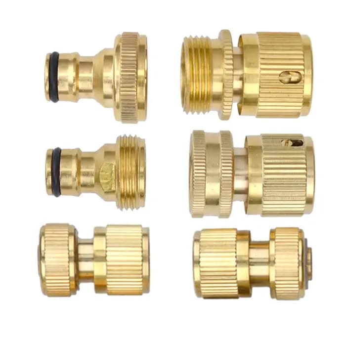 Adaptateur de robinet de connecteur de tuyau d'arrosage en laiton rapDuty, séparateur de tuyau, sépa